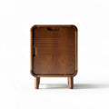 Wooden bedside table with a single drawer and tapered legs 40 x 40 x 50cm